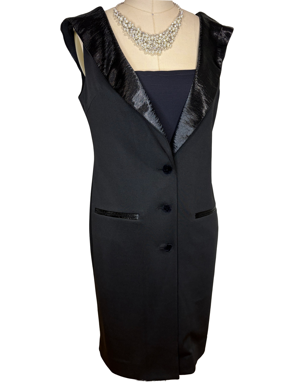 Tuxedo Style Dress