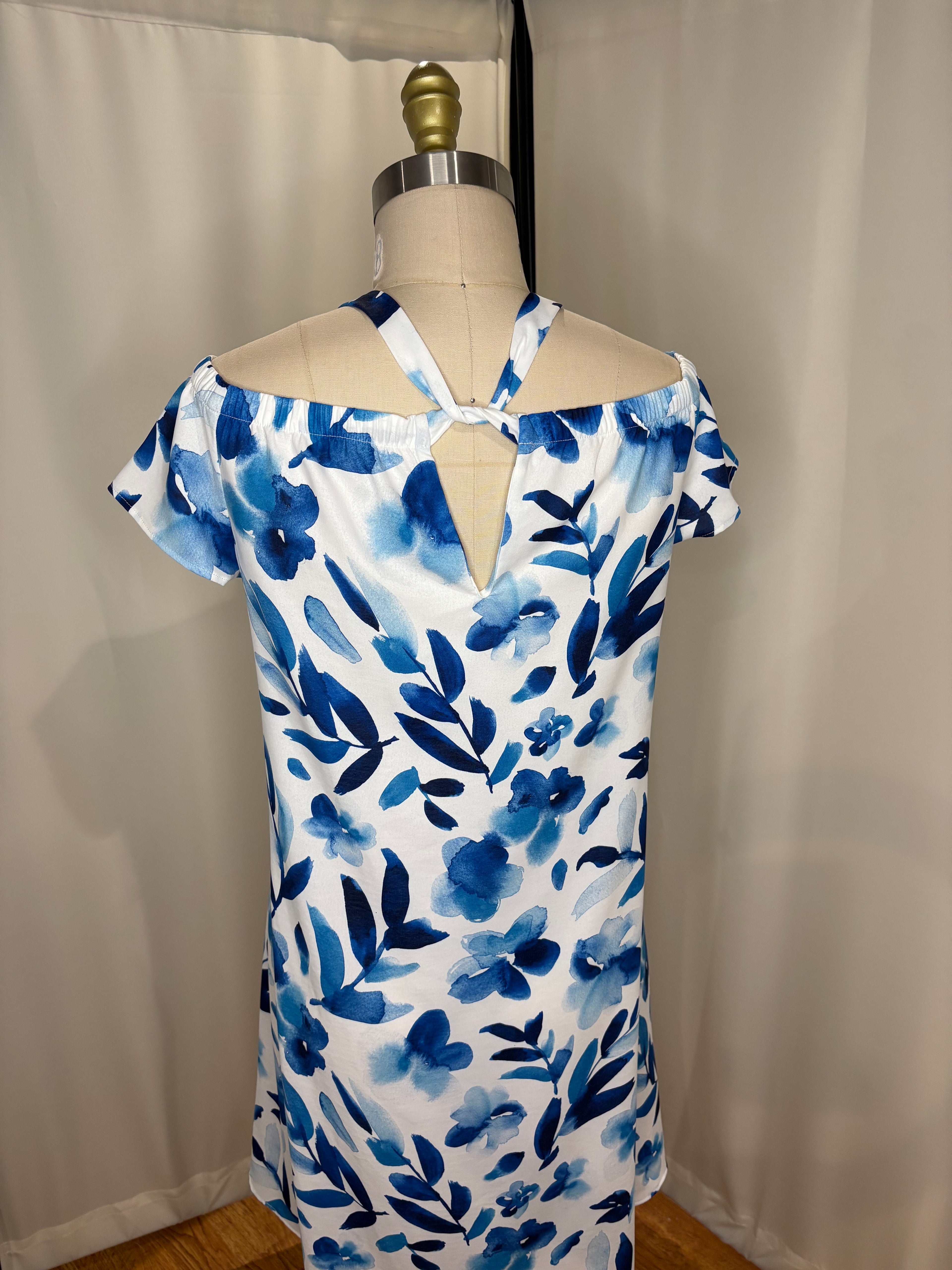 Cold-Shoulder, Versatile Long Ties-Flows ,Dress Up or Down