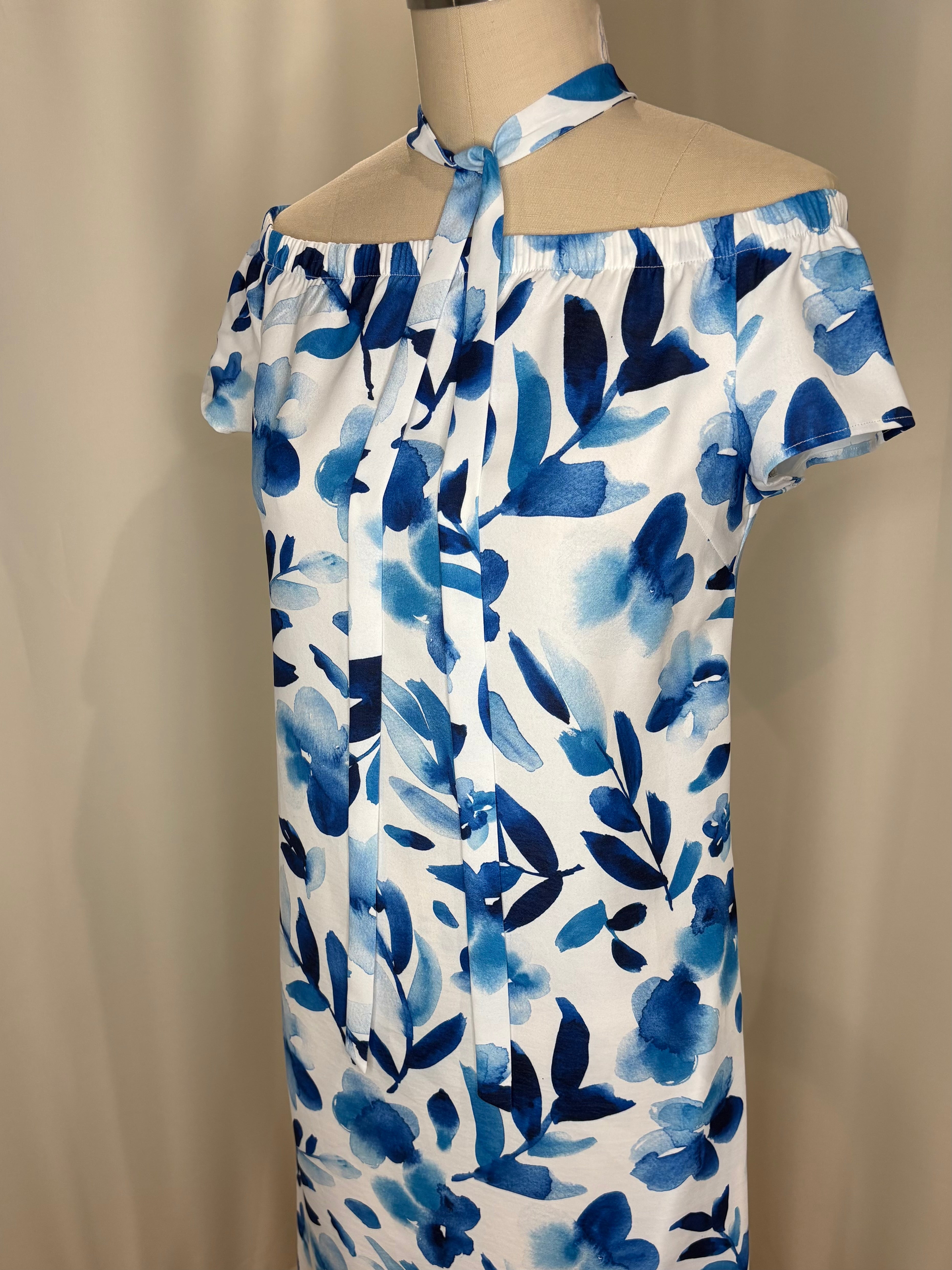 Cold-Shoulder, Versatile Long Ties-Flows ,Dress Up or Down