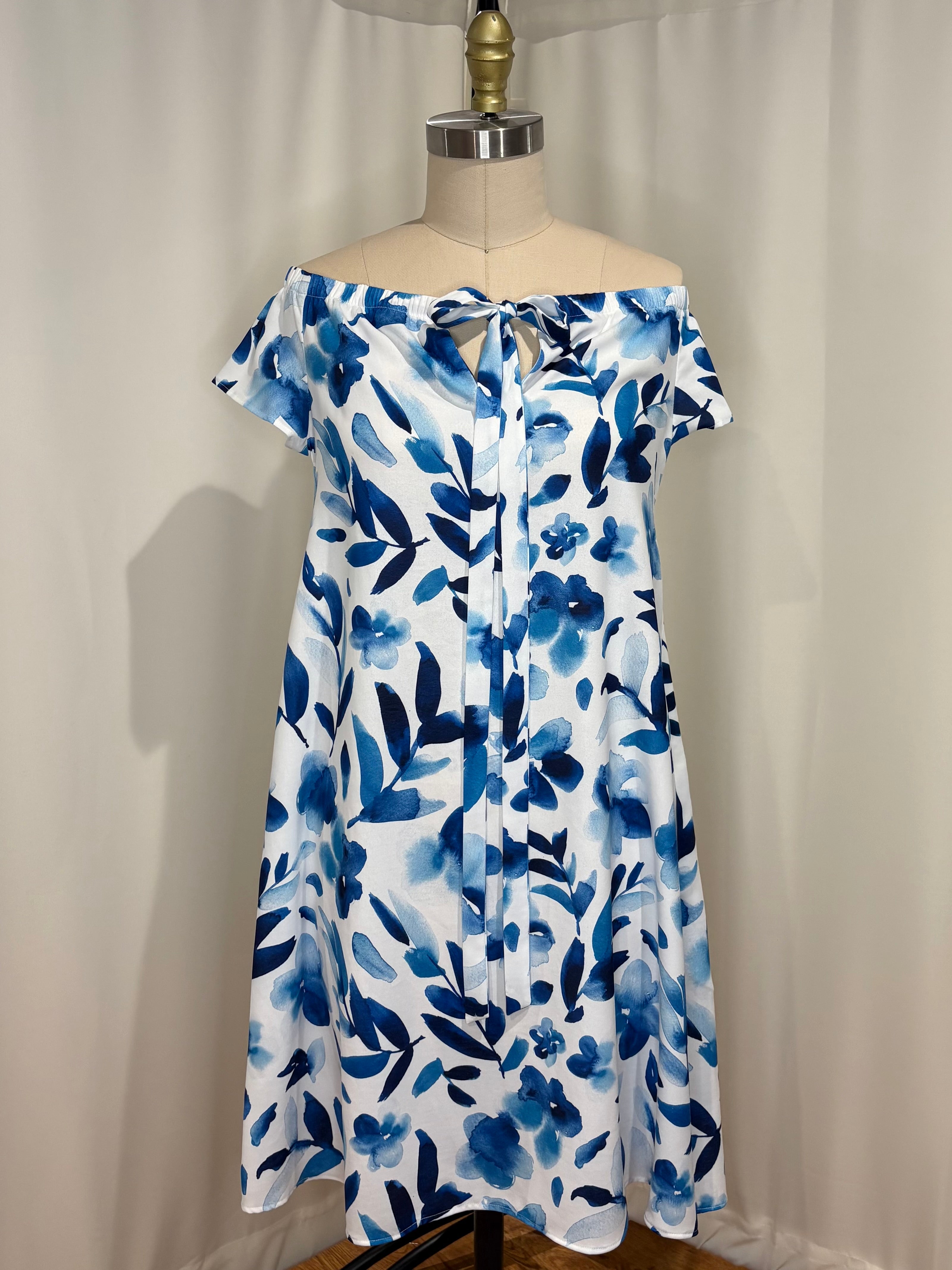 Cold-Shoulder, Versatile Long Ties-Flows ,Dress Up or Down