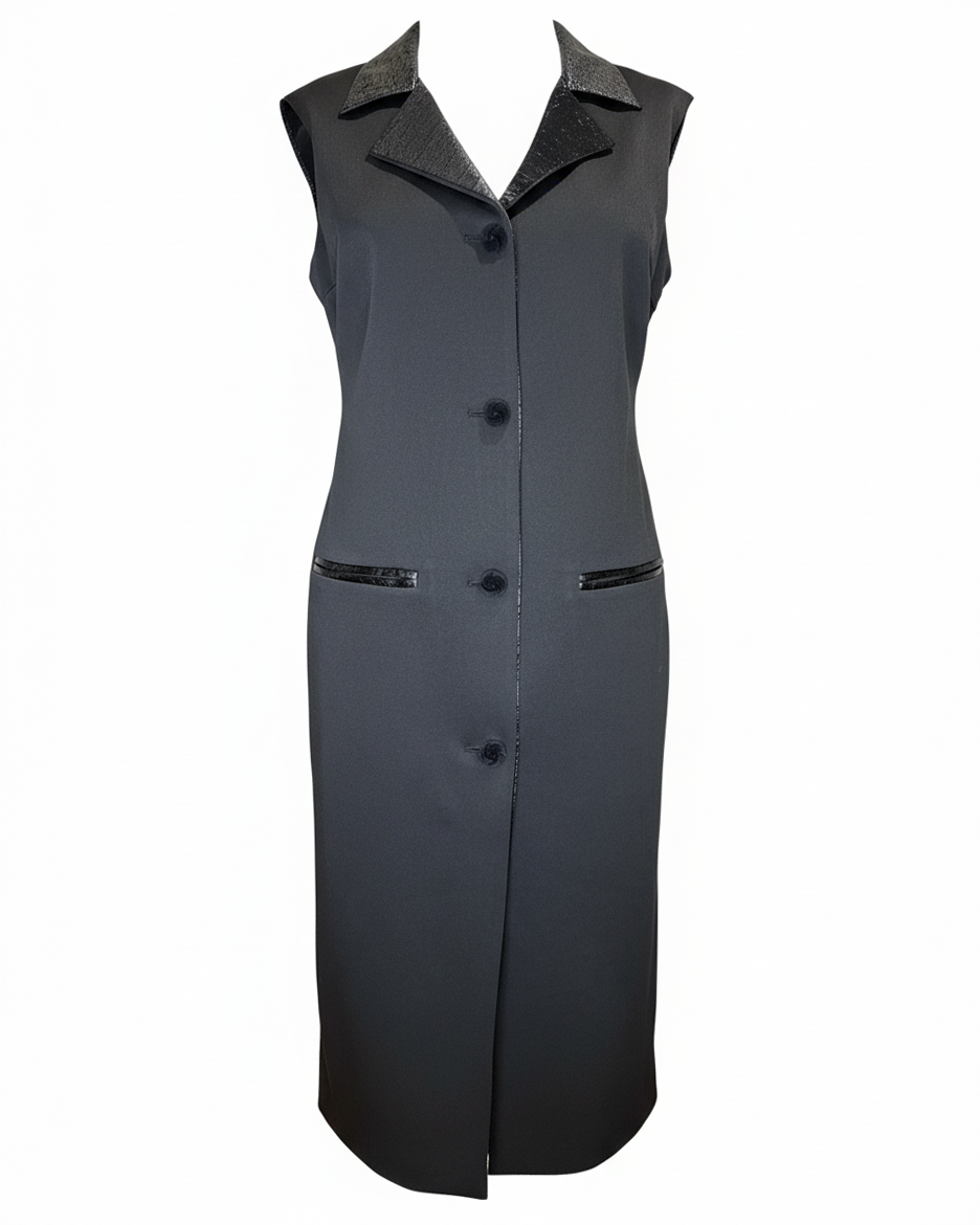 Tuxedo Style Dress