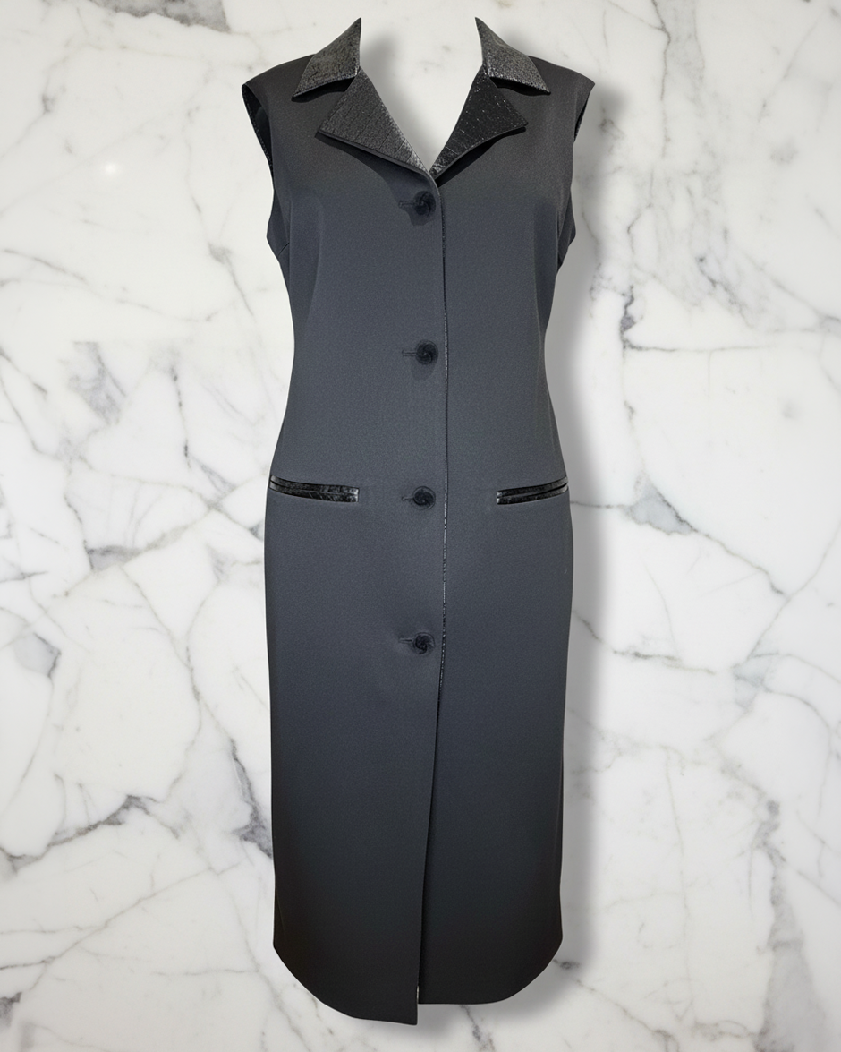 Tuxedo Style Dress