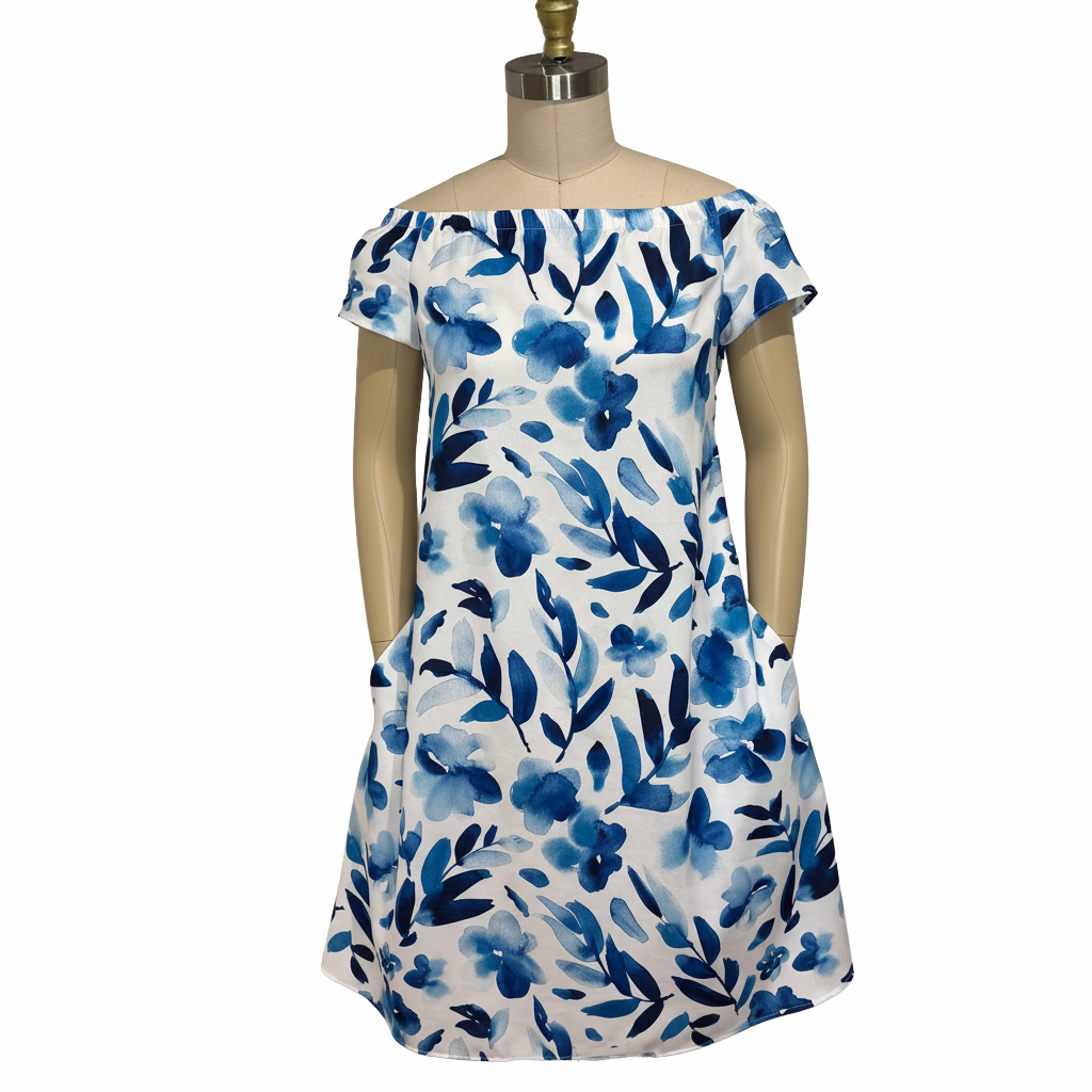 Cold-Shoulder, Versatile Long Ties-Flows ,Dress Up or Down