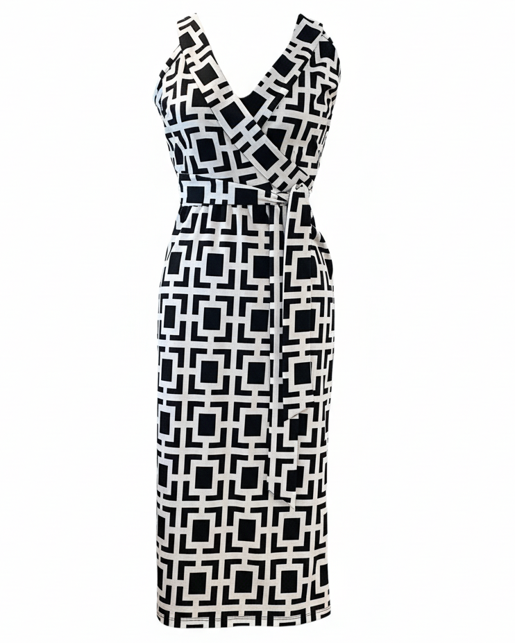 Ghost mannequin dress - front view clean