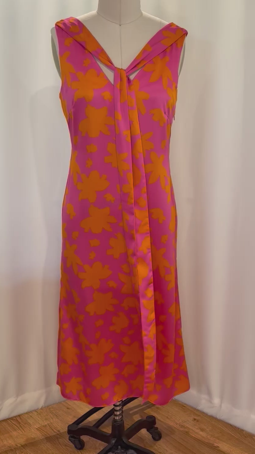 Multi-Sash Midi Dress