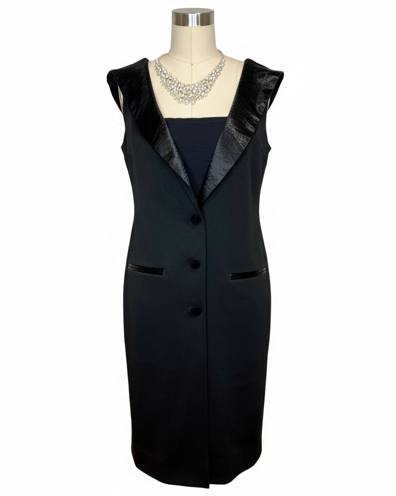 Tuxedo Style Dress